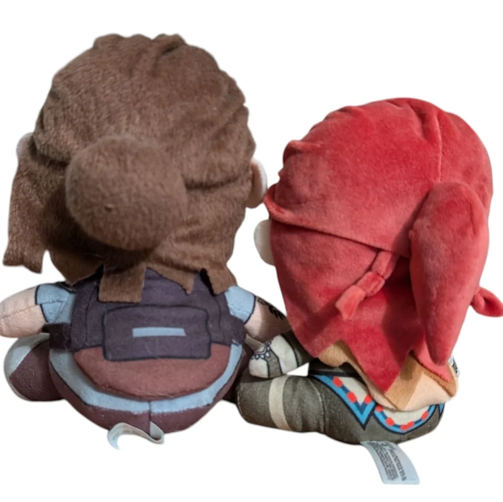 Ellie And Aloy Stubbins Plushies - Horizon Zero Dawn And The Last Of Us